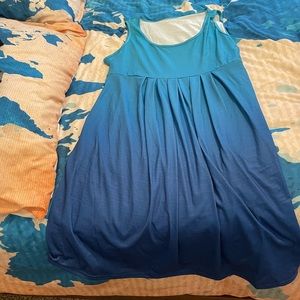 Blue ombré dress size L